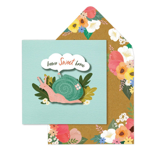 Home Sweet Home Snail Card