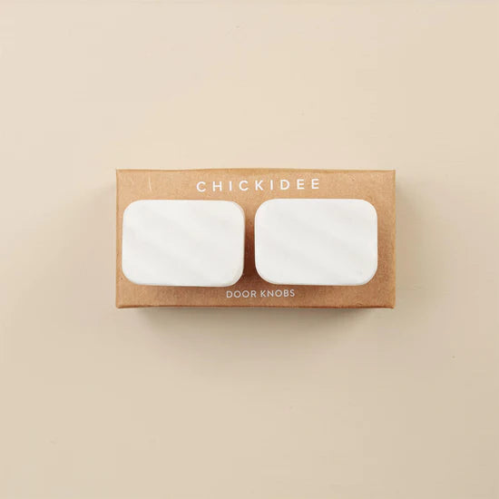 Eesha White Marble Rectangle Drawer Knobs