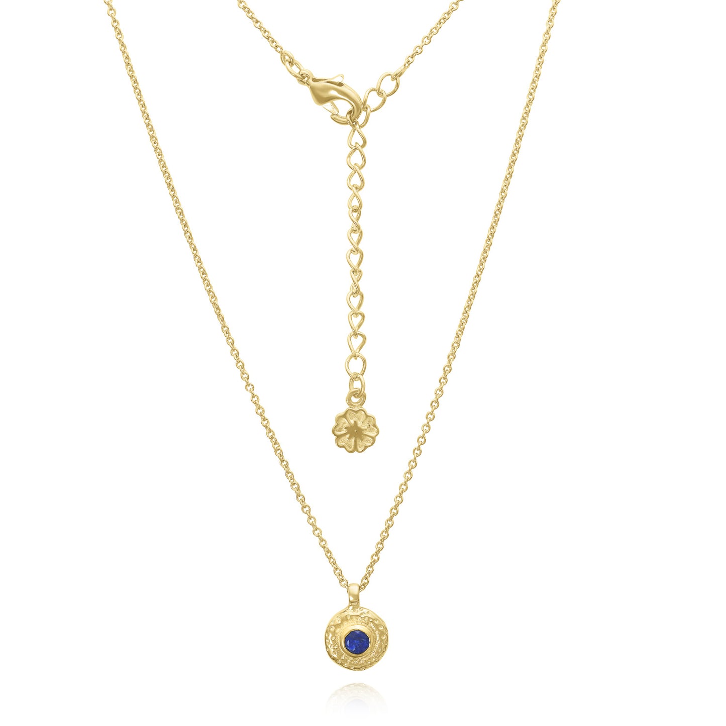 Azuni Luna Gemstone Necklace Gold