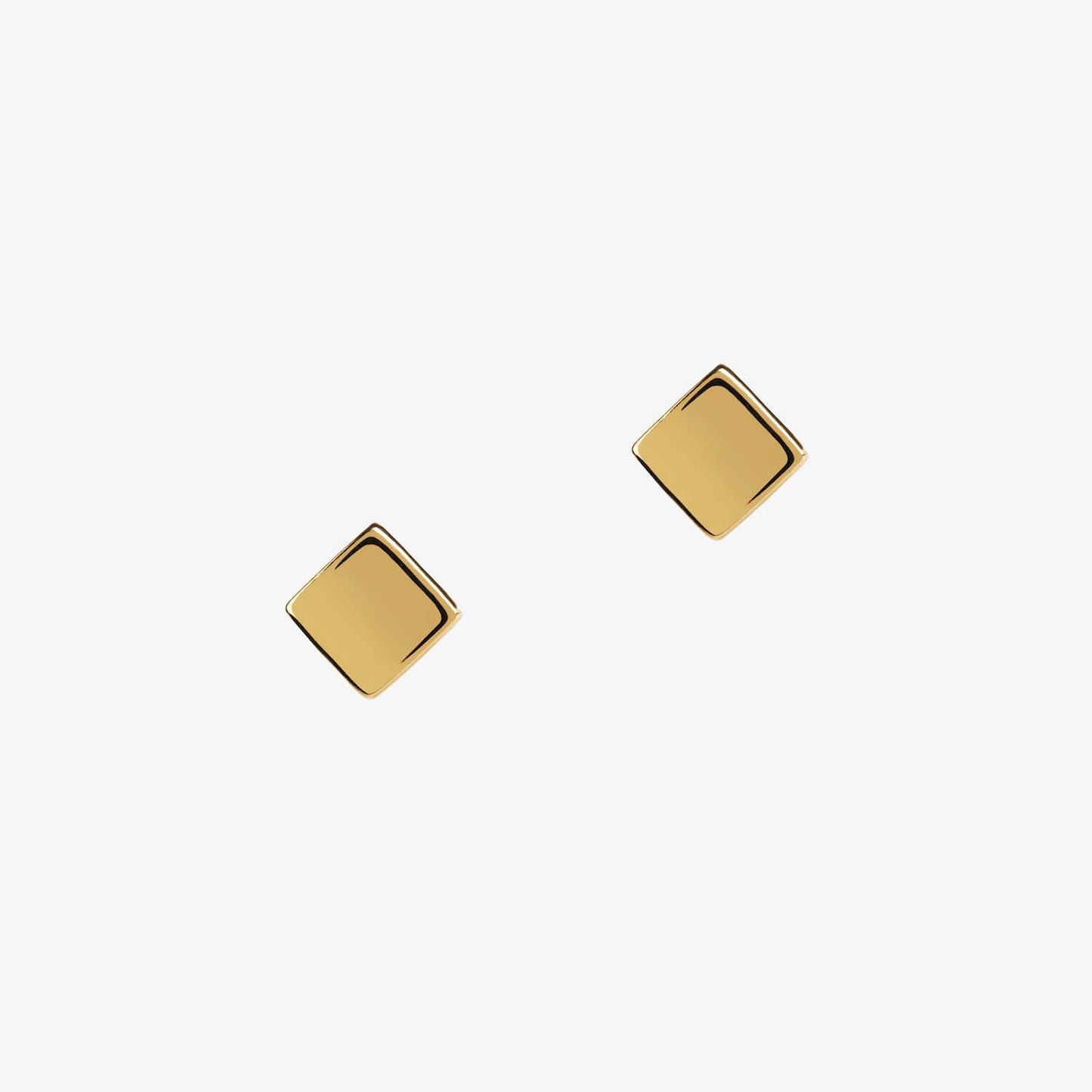 Matthew Calvin Cube Studs Gold