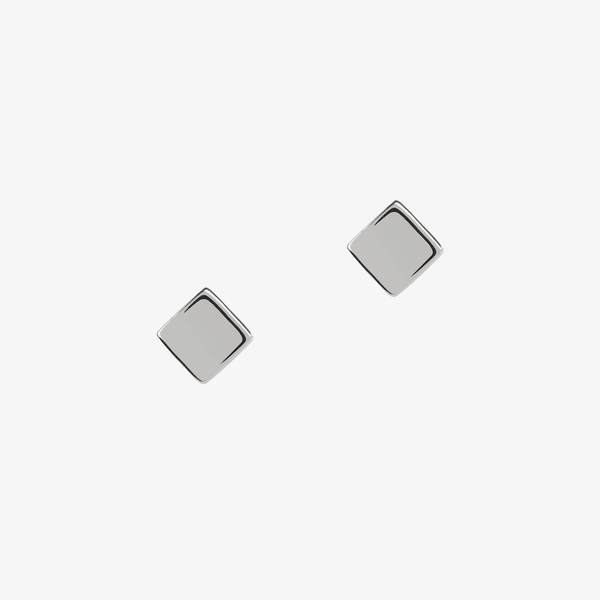 Matthew Calvin Cube Studs Silver