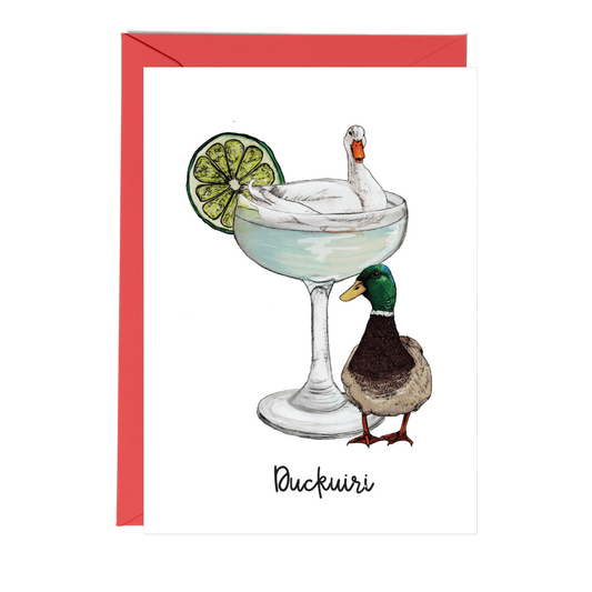 Duckuiri Cocktail Greeting Card