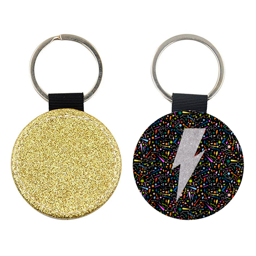 Lightning Bolt Keyring