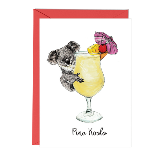 Pina Koala Greeting Card