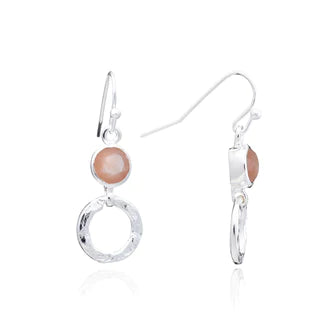 Azuni Larissa Gemstone Earrings Silver